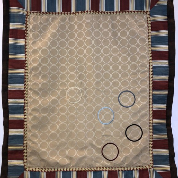 Cocalo Couture Aidan Baby Crib Quilt Blanket Brown Blue Comforter - Picture 2 of 7